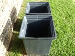 Salvaged Cast Iron Planters (Pair)