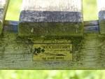 Weathered Teak Garden Bench