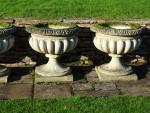 Weathered Haddonstone Urns