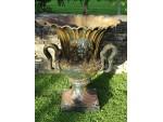 Large Cast Iron Urn