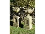 Weathered Garden Urns (Pair)