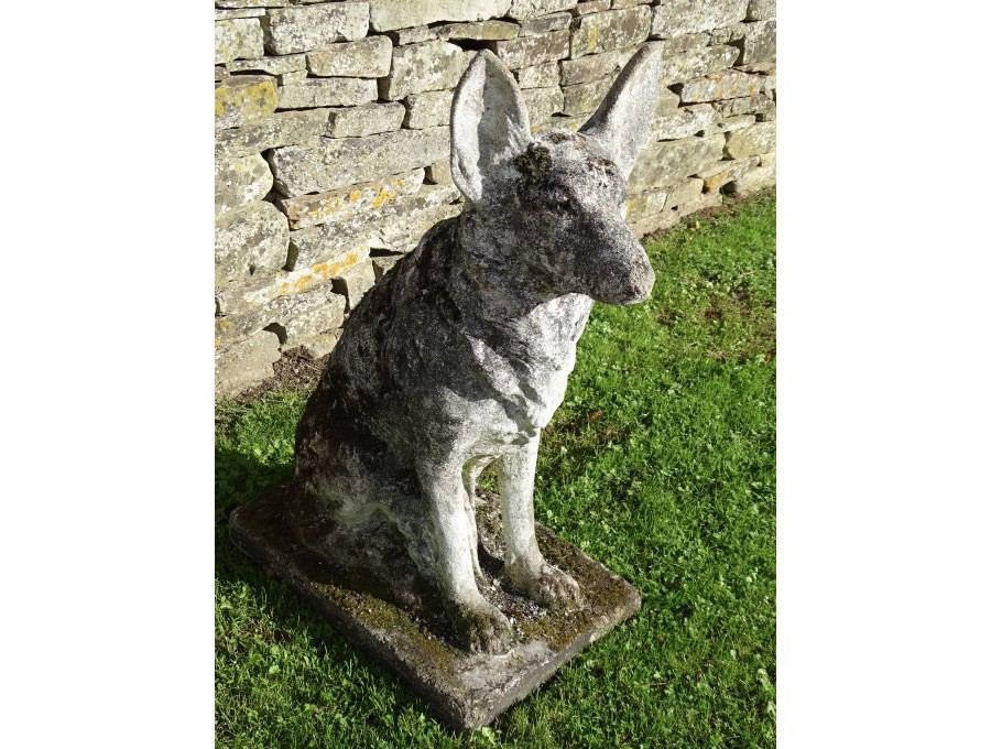 Vintage Stone Dog