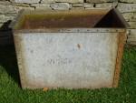 Vintage Galvanised Iron Tank