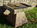 Vintage Stone Birdbath
