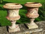 Antique Terracotta Garden Urns