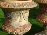 Antique Terracotta Garden Urns