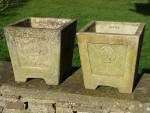 Tapered Garden Planters (Pair)