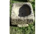 Square Stone Trough on Base