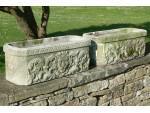 Pair Weathered Troughs