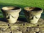 Weathered Garden Planters (Pair)