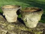 Weathered Garden Planters (Pair)