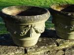 Weathered Garden Planters (Pair)