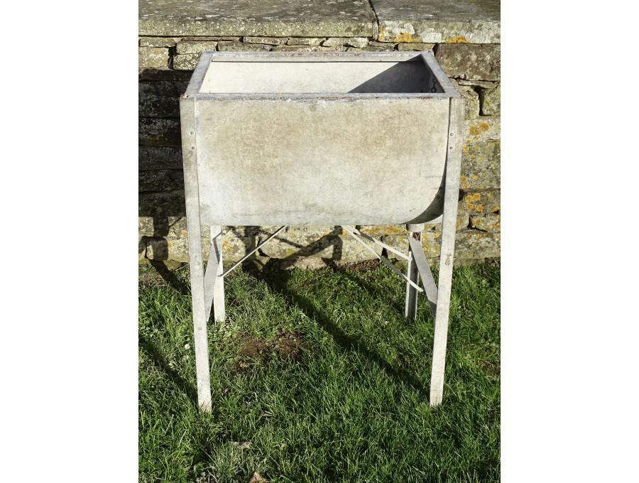 Vintage Galvanised Planter