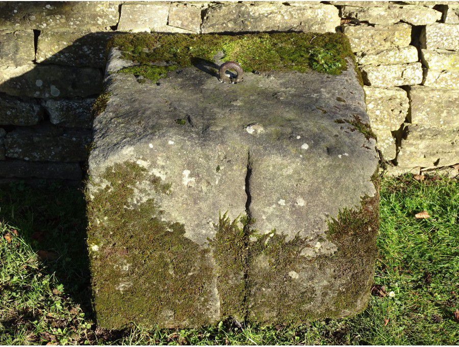 Antique Cheese Press Stone