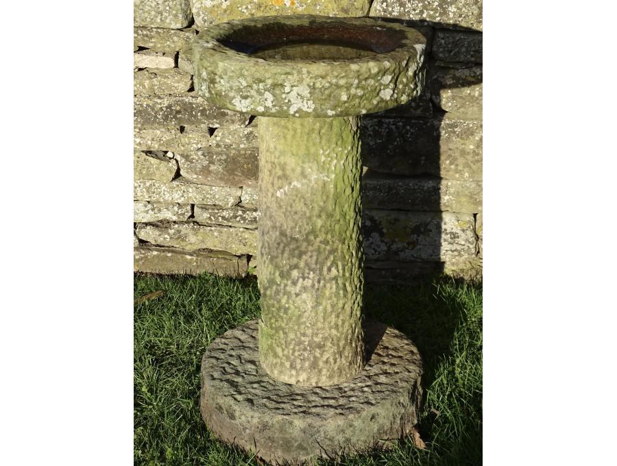 Antique Sandstone Birdbath