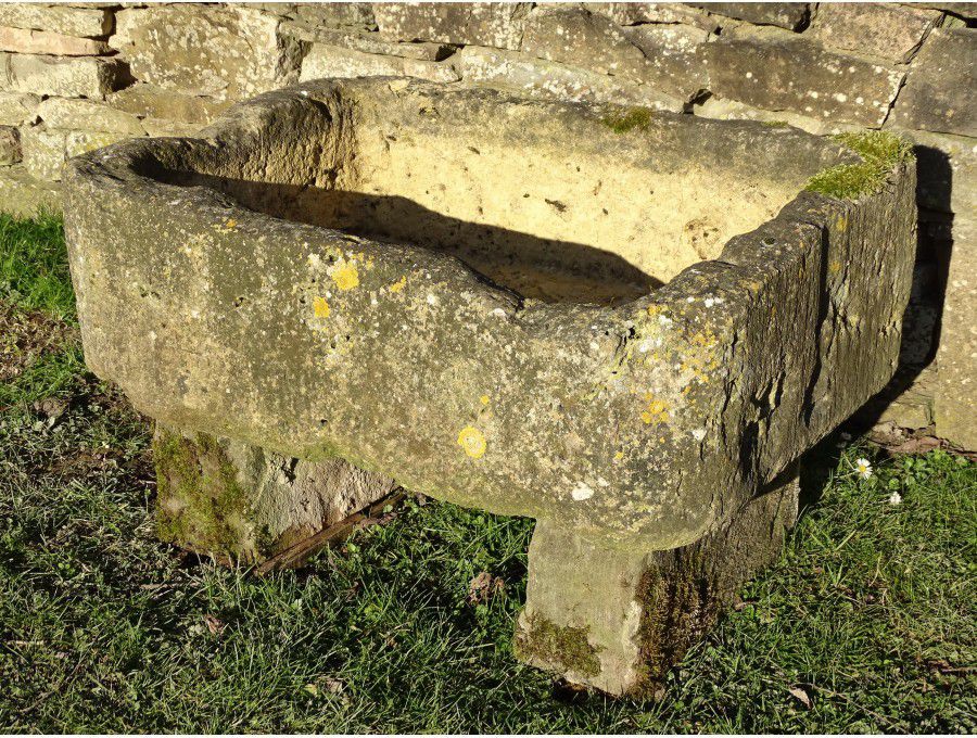 Antique Limestone Trough