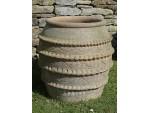 Ribbed Terracotta Pot