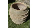 Ribbed Terracotta Pot