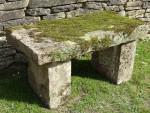 Antique Stone Bench