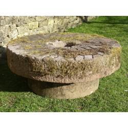 Antique Millstone Seat