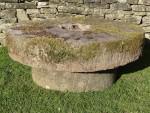 Antique Millstone Seat
