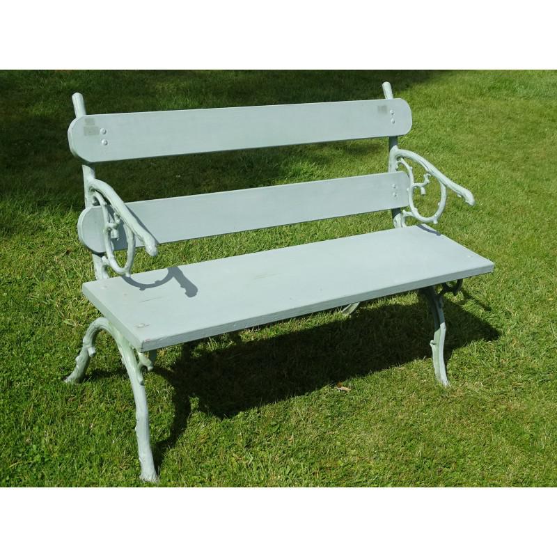 Vintage Cast Iron Garden Bench