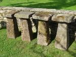 A Set of Four Antique Staddlestones