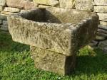 Antique Sandstone Trough on Block