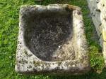 Antique Sandstone Trough on Block