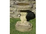 Weathered Garden Birdbath