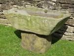 Unusual Stone Trough on Base