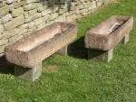 Weathered Trough Planters (Pair)