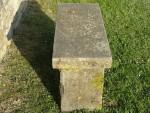 Natural Stone Bench