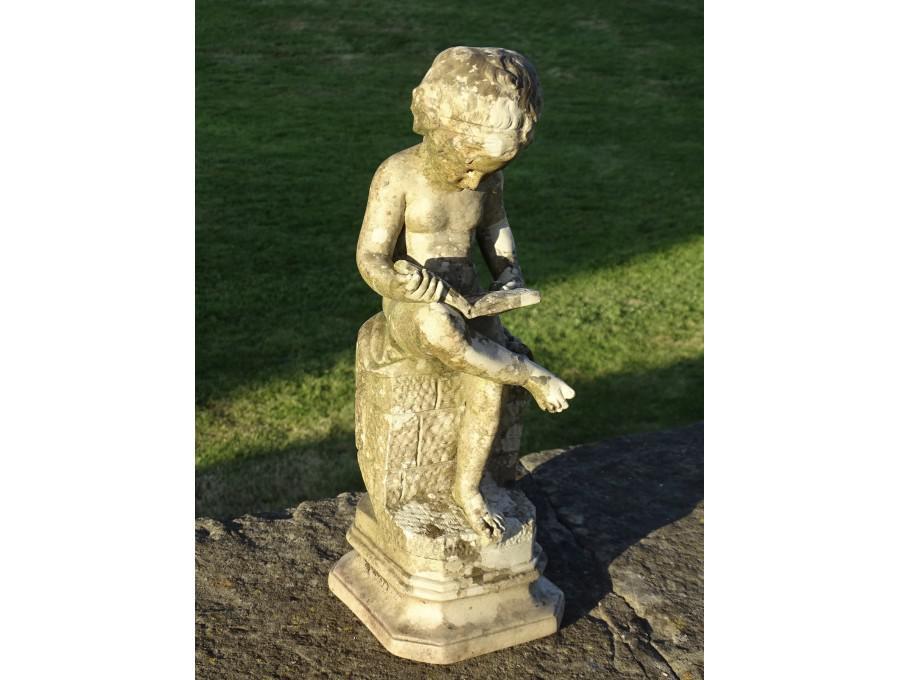 Weathered Statue 'The Reader'