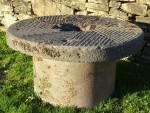 Antique Millstone Seat