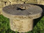 Antique Millstone Seat