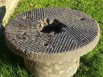 Antique Millstone Seat