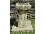Large Limestone Birdbath