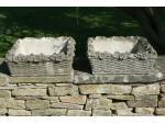 Weathered Stone Planters