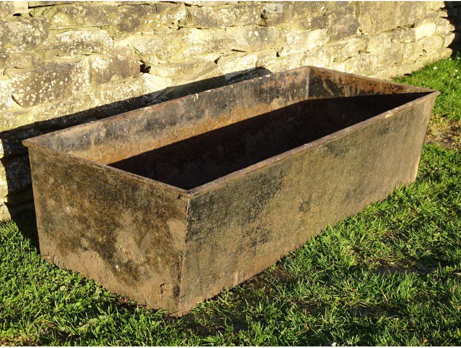 Rectangular Cast Iron Trough|