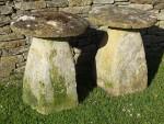 Hamstone Staddlestones (Pair)