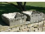 Weathered Stone Planters