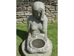 Large Figurative Stone Birdbath