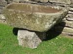 Antique Stone Trough on Block