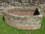 Antique Stone Corner Trough