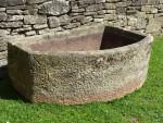 Antique Stone Corner Trough