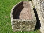 Antique Stone Corner Trough