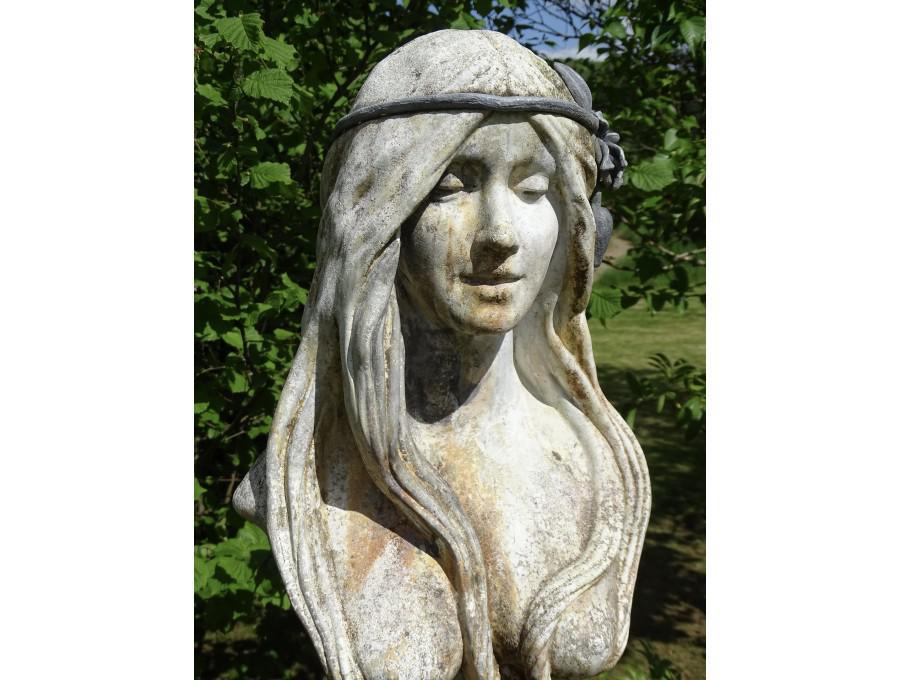Weathered Female Bust