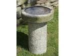 Weathered Granite Birdbath