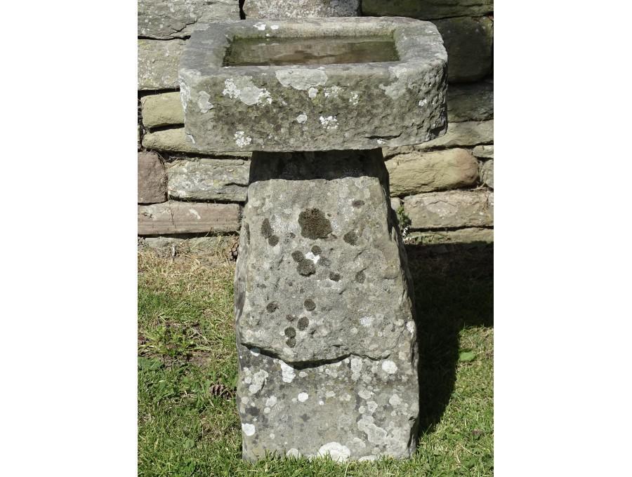 Old Stone Birdbath